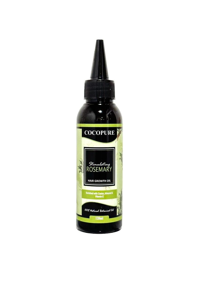 CocoPure Rosemary Hair Growth Oil 120ml, natural blend with castor and almond oil Kenya
