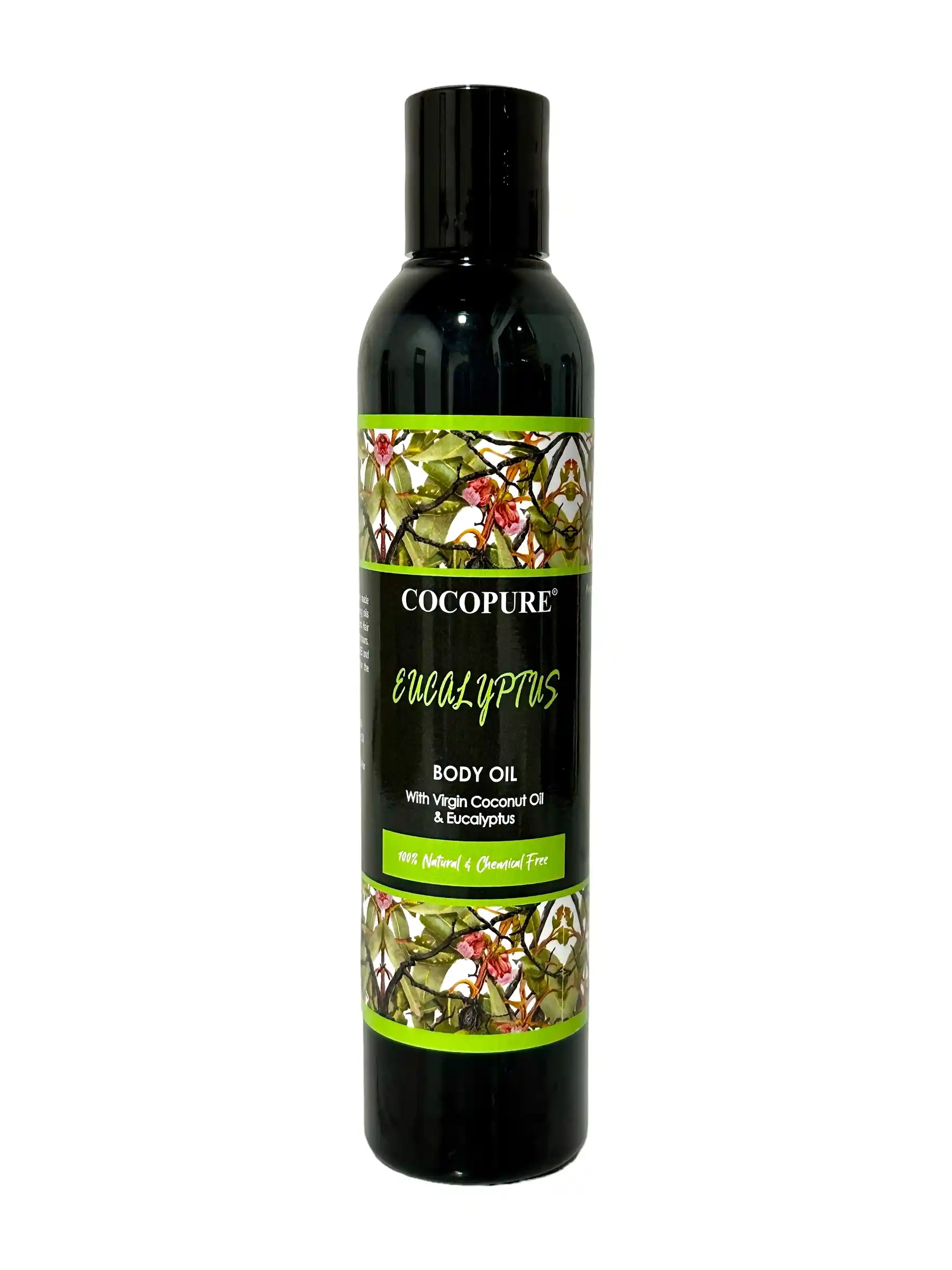 CocoPure natural eucalyptus body oil 250ml, botanical moisturiser and deodorant Kenya