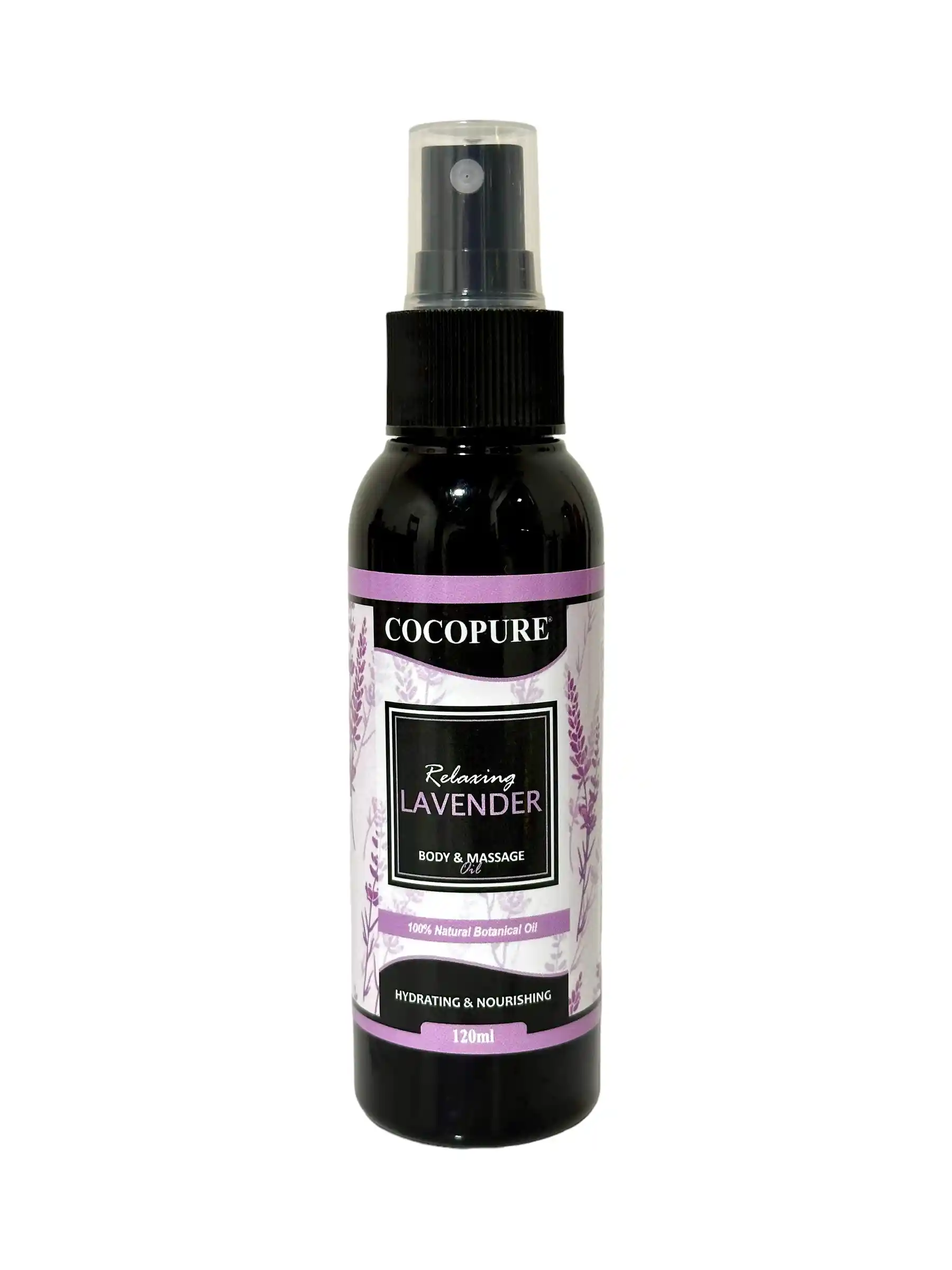 CocoPure relaxing lavender body oil 120ml, natural sleep and calming oil Kenya